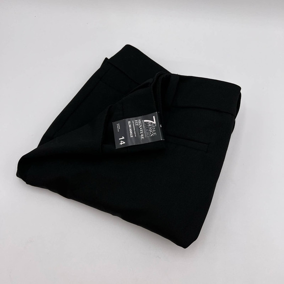 NWT‎ New York & Co 7th Avenue Design Pants 14 Dress Zip Ankle Super Stretch R13 - Picture 1 of 11